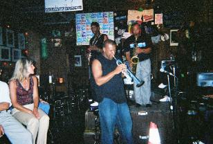 Charles is groovin on his horn...........................