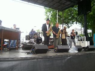 John Luca & Hotrod on Tenor Saxaphones